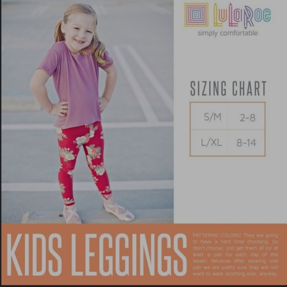 LULAROE 2 pr. S/M 1 Solid Black 1 Patterned Leggings - Picture 2 of 4